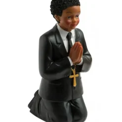 Clearance CUISINEADDICT FIN DE SERIE Sujet Communion Garçon Métisse 11 cm