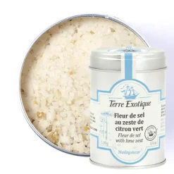 Online TERRE EXOTIQUE Fleur de Sel au Zeste de Citron Vert 110 g