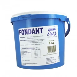 Clearance IRIS Fondant Pâtissier Blanc 8 kg