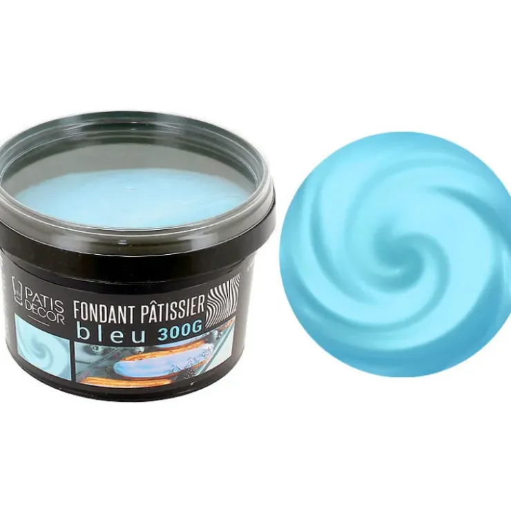 Sale PATISDECOR Fondant Pâtissier Bleu 300 g Patisdécor