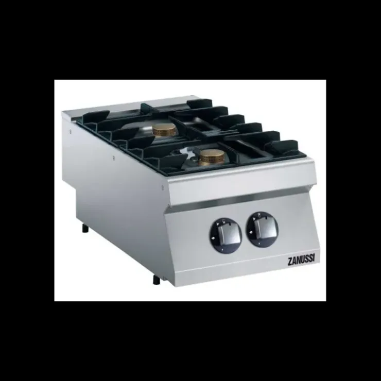 Sale ZANUSSI Fourneau Gaz Top 2 Brûleurs à Poser 400 x 700 x 250 mm