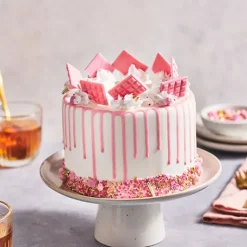 New FUNCAKES Glaçage Choco Drip Rose Clair 180 g