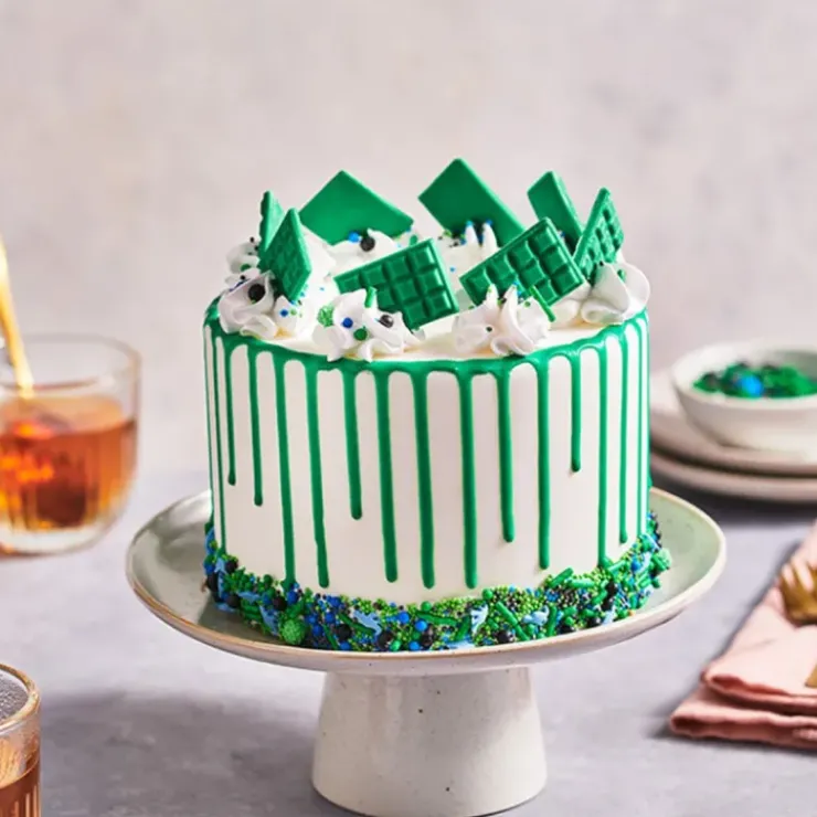 Best FUNCAKES Glaçage Choco Drip Vert Foncé 180 g