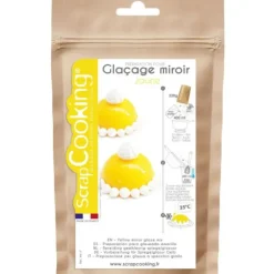 New SCRAPCOOKING Glaçage Miroir Jaune 220 g