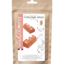 New SCRAPCOOKING Glaçage Miroir Or Rose 220 g