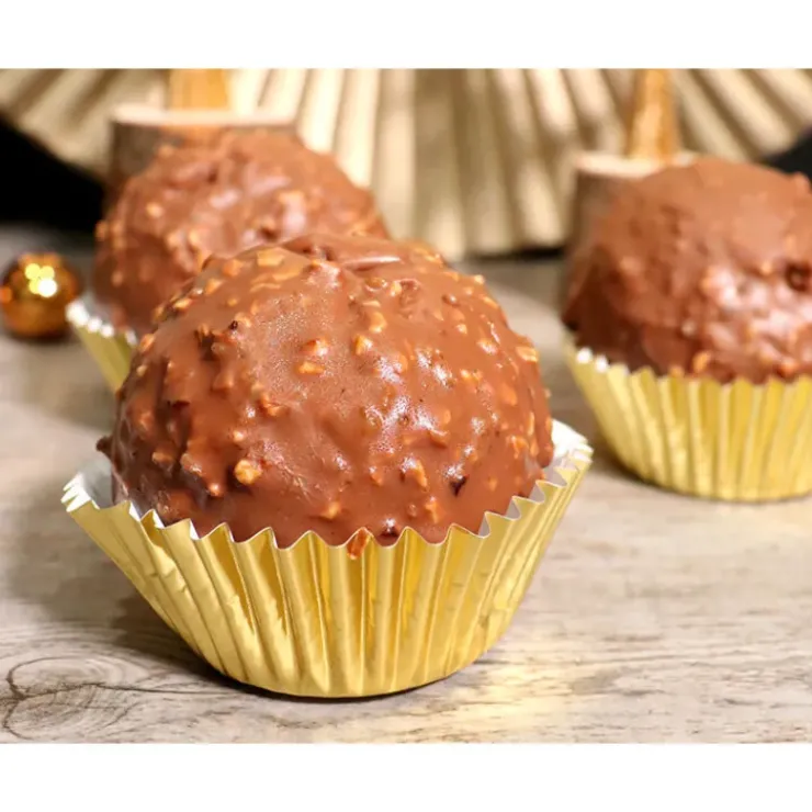 PATISDECOR Glaçage Rocher Chocolat au Lait 250 g Patisdécor