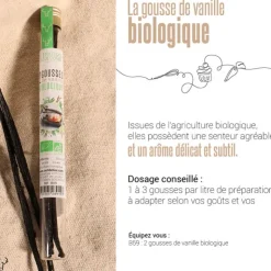 Clearance PATISDECOR Gousse de Vanille de Nouvelle Guinée Bio (x2) Patisdécor