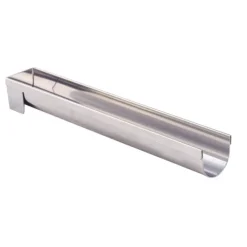 Outlet DE BUYER Gouttière à Bûche Ronde Fine Démontable Inox 30.4 x 4.4 x 4 cm