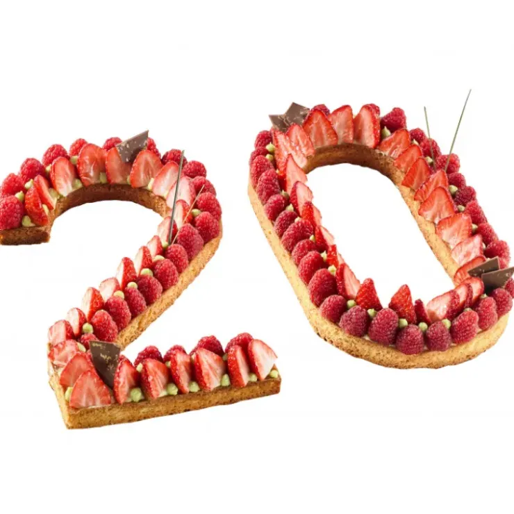 Hot MALLARD FERRIERE Grand Emporte Pièce Inox Chiffre 5 32x18 cm