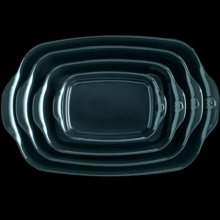 Clearance EMILE HENRY Grand Plat à Four Rectangulaire en Céramique 42,5 x 28 cm Belle-Île