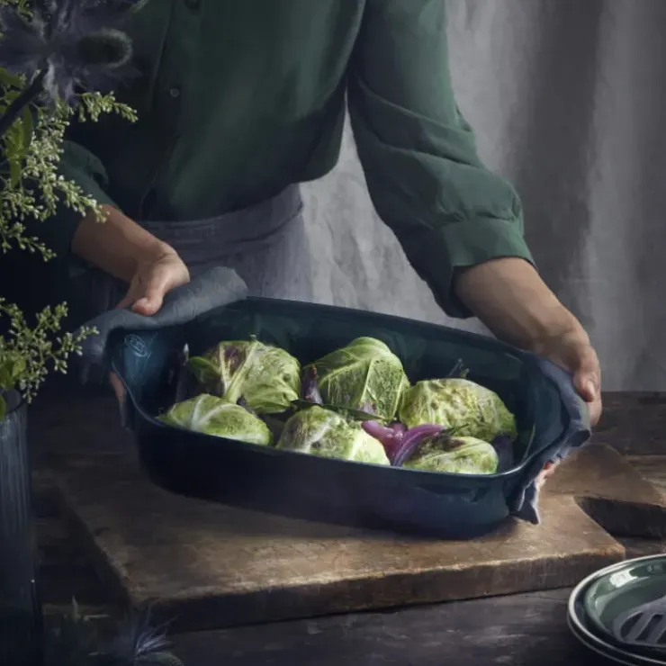 Clearance EMILE HENRY Grand Plat à Four Rectangulaire en Céramique 42,5 x 28 cm Belle-Île