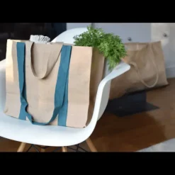 PEBBLY Grand Sac Cabas en fibre de jute