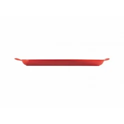 Sale LE CREUSET Gril en Fonte Rectangulaire 32 cm Cerise