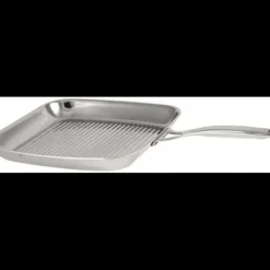 CRISTEL Grill Carré Castel'Pro 30 cm Poignée Fixe Inox