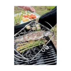 WEBER Grille Poisson Barbecue Petit Modèle 28 x 21 cm