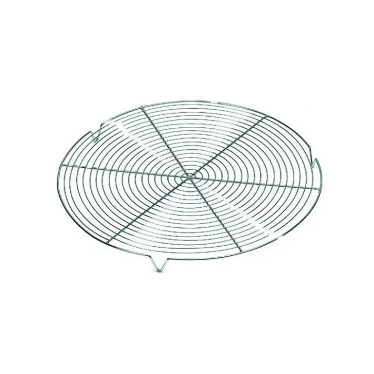 Hot MATFER Grille Ronde avec pieds Chromée Ø 32 cm