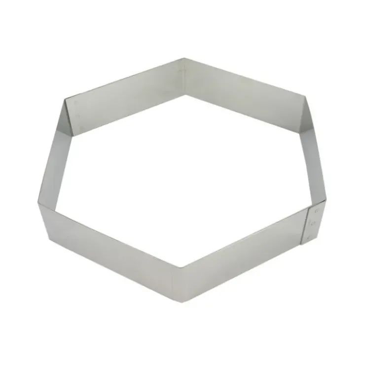 MALLARD FERRIERE Hexagone à Mousse Inox 22 cm x H 4,5 cm Mallard