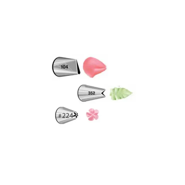 Online WILTON Kit 3 Douilles Pâtissières Fleurs (n°104-352-224)