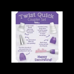 Hot WILTON Kit Adaptateur pour Douilles Twist Quick