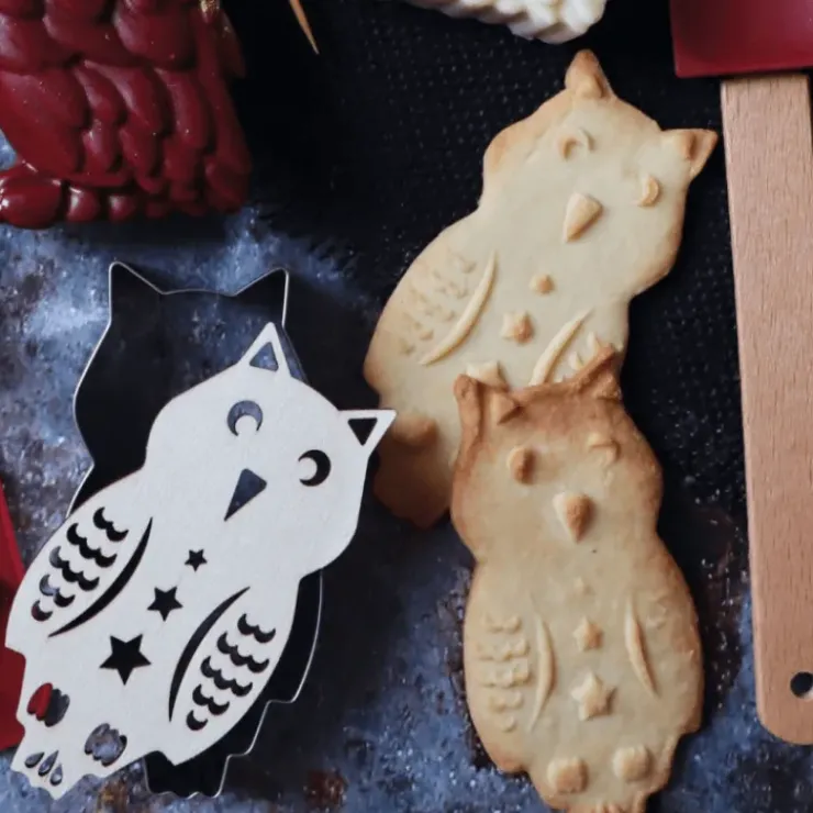 Hot SCRAPCOOKING Kit Biscuit Chouette 10,9 cm