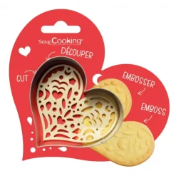 Sale SCRAPCOOKING Kit Biscuit Cœur 7,6 cm