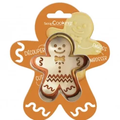 Hot SCRAPCOOKING Kit Biscuit de Noël Bonhomme 8,7 cm