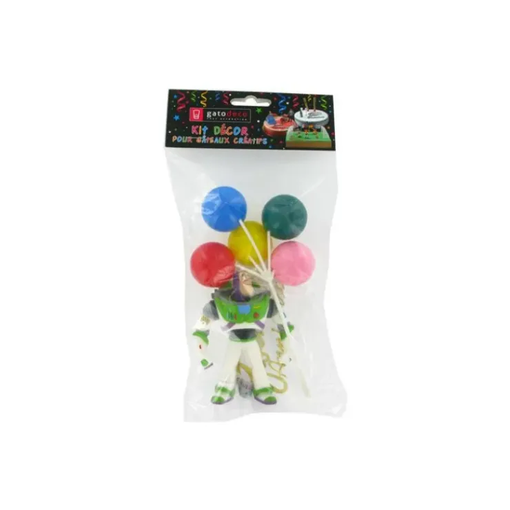 Outlet GATODECO Kit Décor Gâteau Buzz l'Éclair (3 pièces)