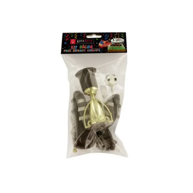 GATODECO Kit Décor Gâteau Champions de Football (5 pièces)