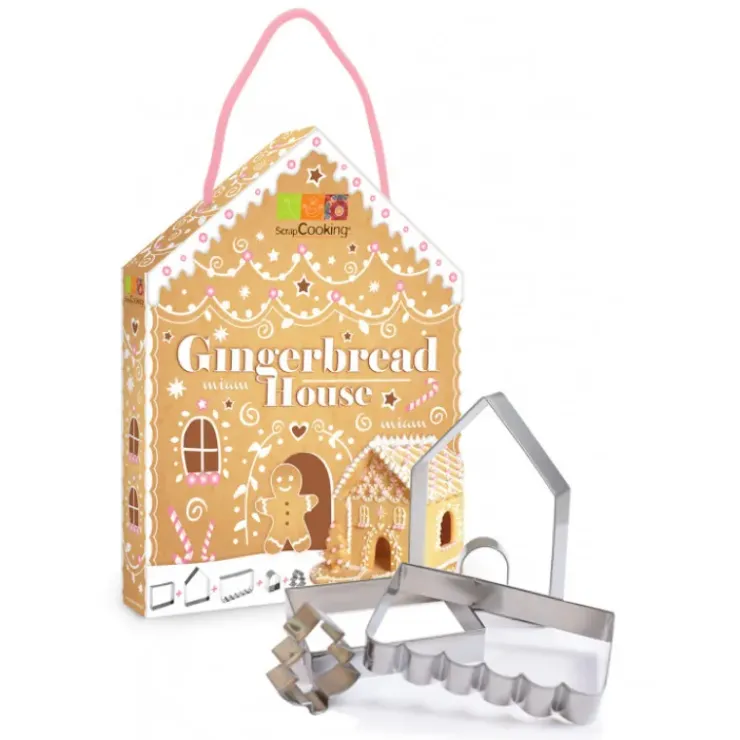 Hot SCRAPCOOKING Kit découpoirs Maison Pain d'Épice