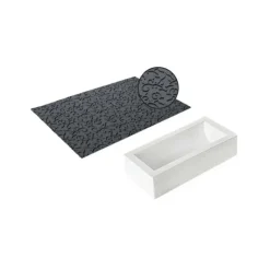 Clearance SILIKOMART Kit Moule à bûche et Tapis Décor Arabesque Professional