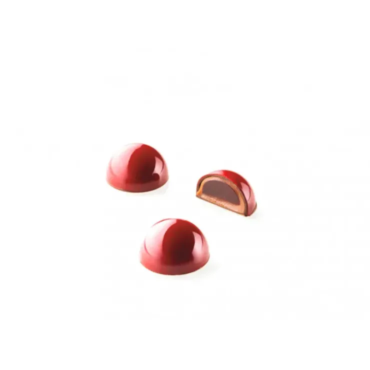 Clearance SILIKOMART Kit Moule Chocolat Demi-Sphère avec Insert (x24) Chocado