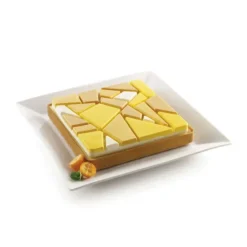 New SILIKOMART Kit Moule Tarte Carré Liberty 18 x H 2 cm