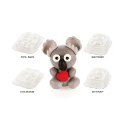 Online SILIKOMART Kit Moules Chocolat Koala en PVC 15,5 cm x H 16 cm (x4) Professional