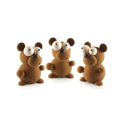 Hot SILIKOMART Kit Moules Chocolat Ours en PVC 14 x 16 x 21 cm (x5)