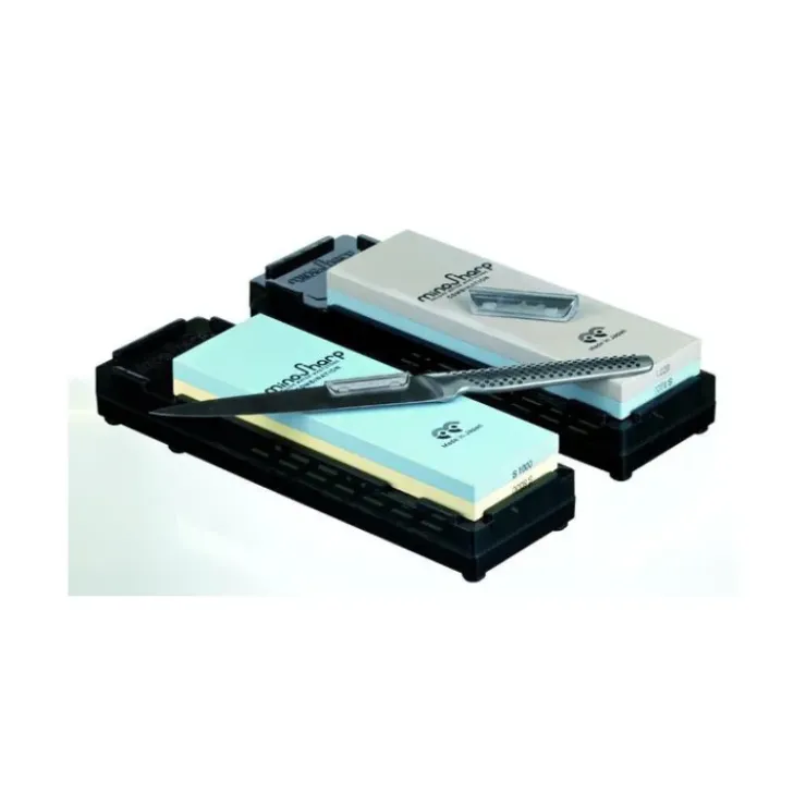 Best GLOBAL Kit pierre à aiguiser Duo grains gros moyen