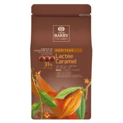 BARRY Lactée Caramel, Pistoles Chocolat Couverture 31% 5 kg