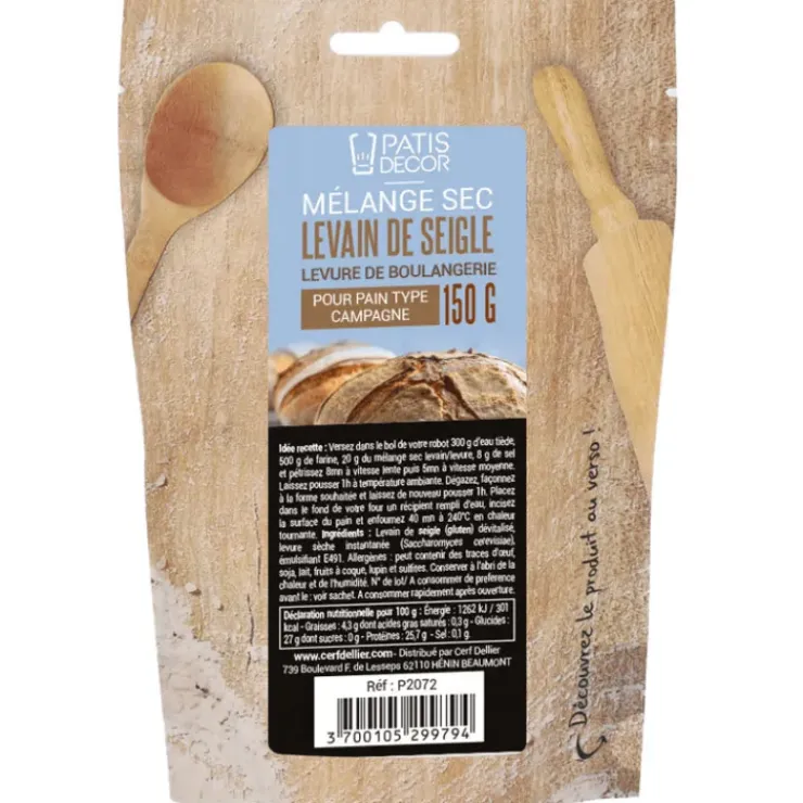 Best PATISDECOR Levain de seigle et levure 150 g Patisdécor