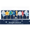Best SCRAPCOOKING Lot de 8 bougies « Espace »