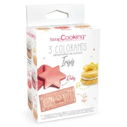 Online SCRAPCOOKING Lot de 3 Colorants Alimentaires de Surface Irisés