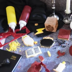 Best SCRAPCOOKING Lot de 3 Colorants Alimentaires d'Origine Naturelle Jaune, Rouge, Noir