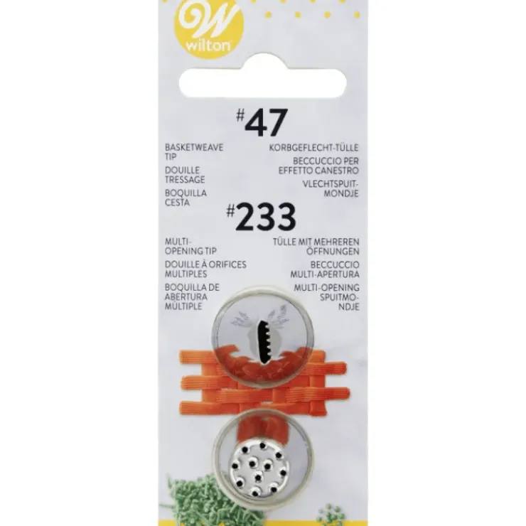 Outlet WILTON Lot de 2 Douilles Pâtissières n°047 et n°233