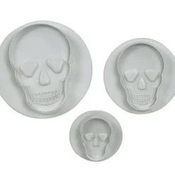 Best PME Lot de 3 Emporte-Pièces Crâne avec Poussoir