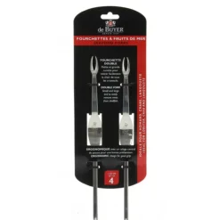 Best DE BUYER Lot de 4 Fourchettes à Crustacés