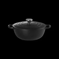 Outlet LE CREUSET Marmite en fonte 26 cm Noir Mat Signature