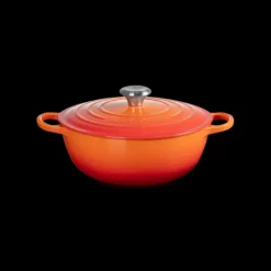Best LE CREUSET Marmite en fonte 26 cm Volcanique Signature