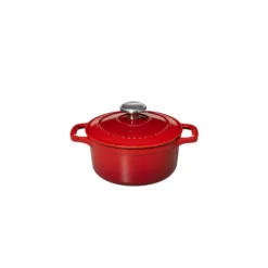 Online CHASSEUR Mini Cocotte en Fonte Ronde 10 cm Rubis