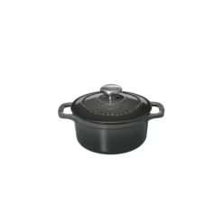Sale CHASSEUR Mini Cocotte en Fonte Ronde 10 cm Caviar