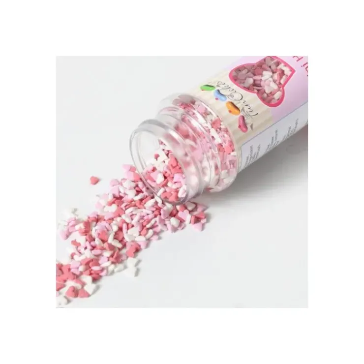 Online FUNCAKES Mini Coeurs en sucre Rose/Rouge/Blanc 60g