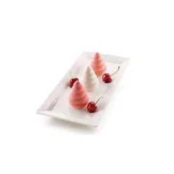 Sale SILIKOMART 3D DESIGN Mini Moule Silicone 6 Cônes Soffice Incanto