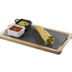 New REVOL Mini Ramequin Carré Noir 7x7 cm Belle Cuisine